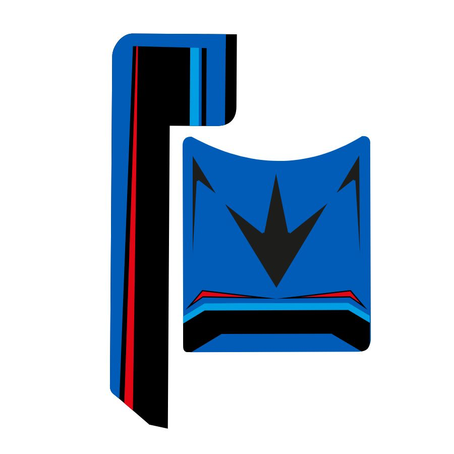 OBA022DX - REAR RIGHT BUMPER CAP STICKER