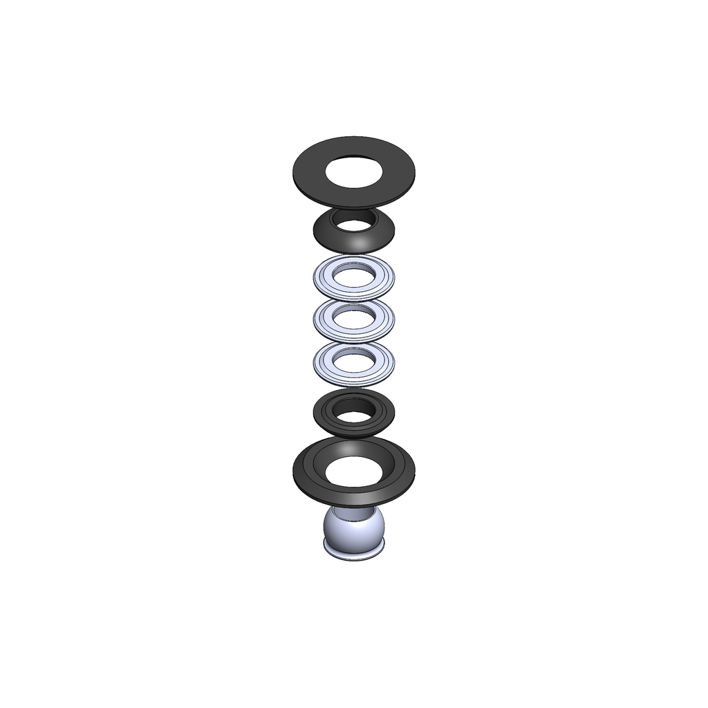 OB117 - KIT SPESSORI FUSELLO H40 D10 