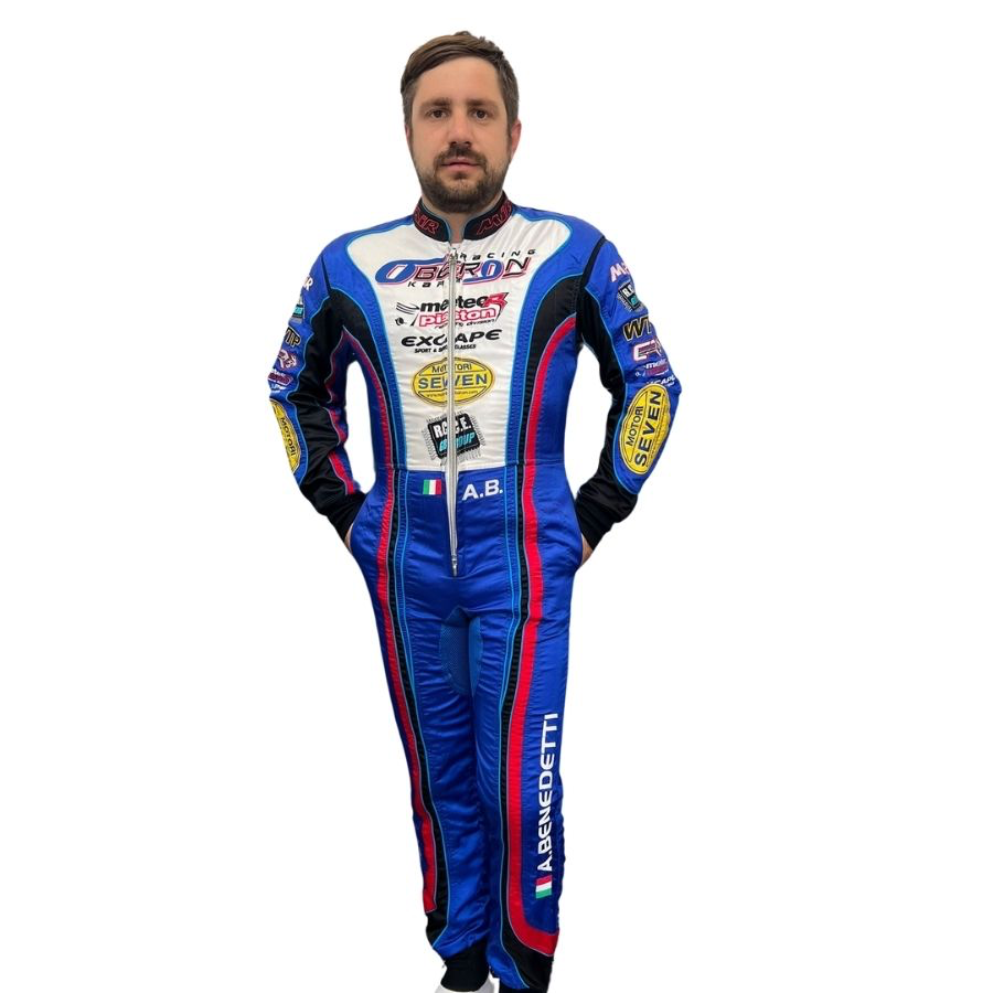 OBA007 - TUTA RACE RICAMATA PERSONALIZZATA  