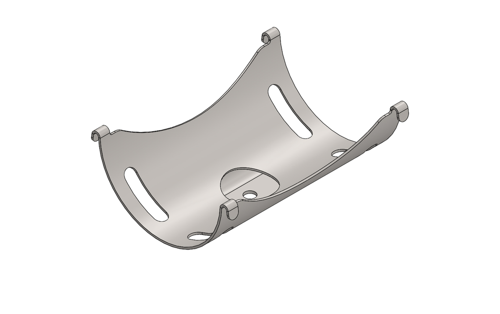 OB252B - CULLA SUPPORTO MARMITTA IN ACCIAIO GRANDE  