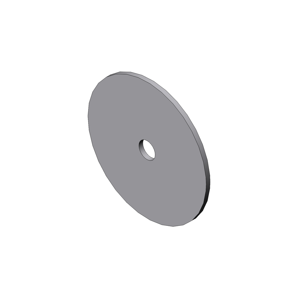 OB226 - RONDELLA ALLUMINIO 8X60 SPESSORE SEDILE  