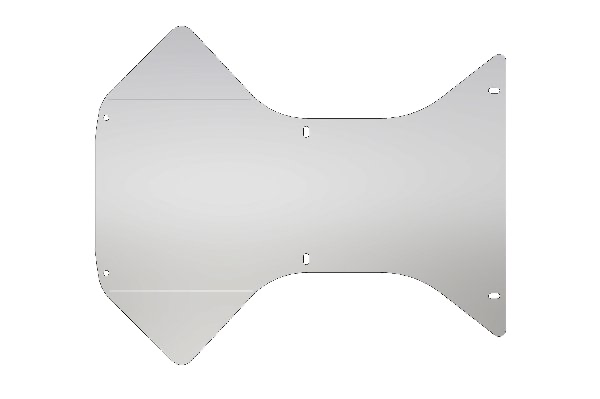 OB080M - PIANALINA ALLUMINIO OBERON MINI 