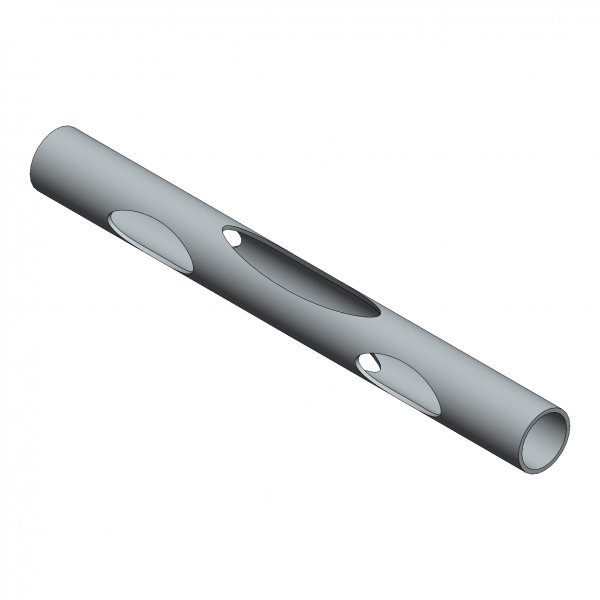 OB208T - BARRA DI TORSIONE IN TEFLON 30CX310  - ANTERIORE   