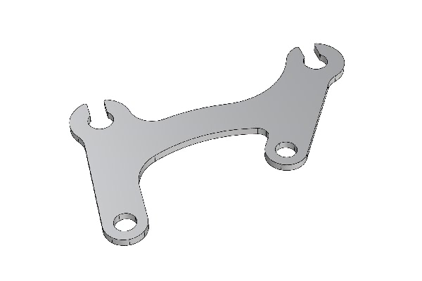 OB216S - STAFFA PER PARACATENA INTEGRALE