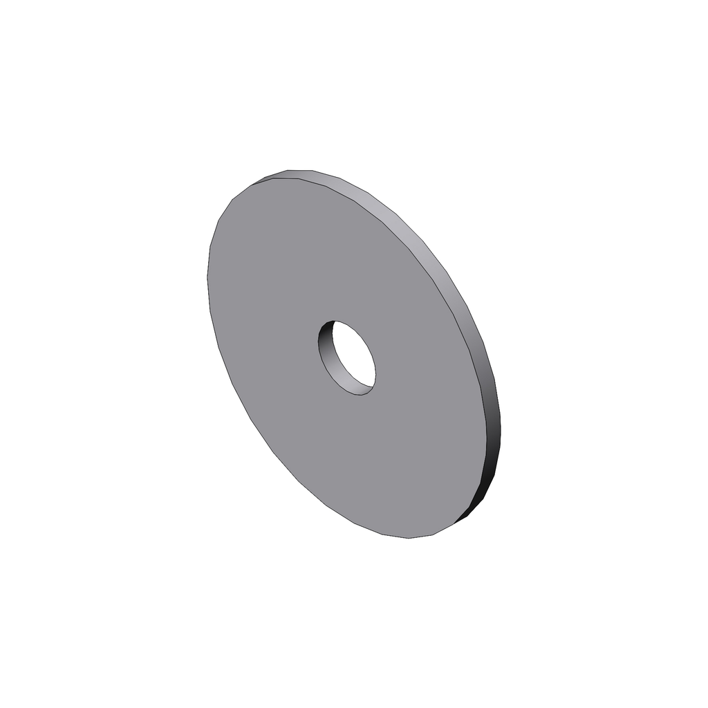 OB226C - RONDELLA ALLUMINIO LARGA PER SEDILE DIAM 40MM  