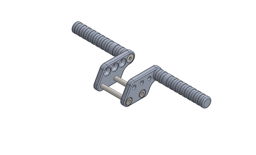 OB307 - BLACK ALUMINUM FOOT 