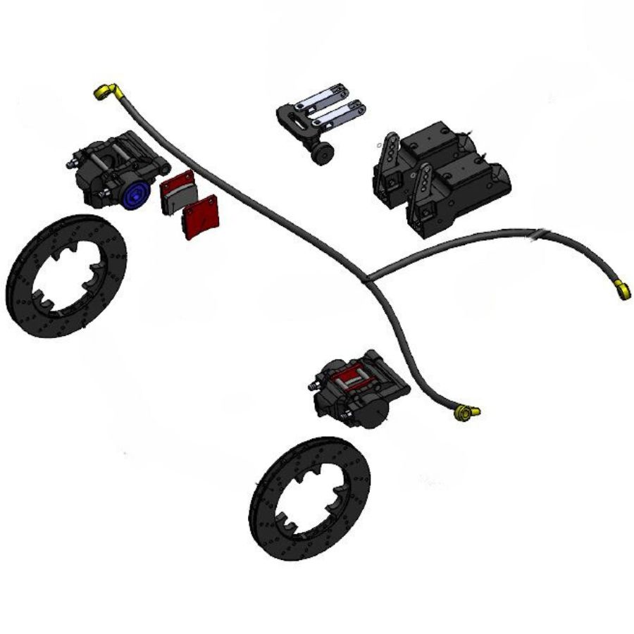OB312 - FRONT BRAKE ASSEMBLY