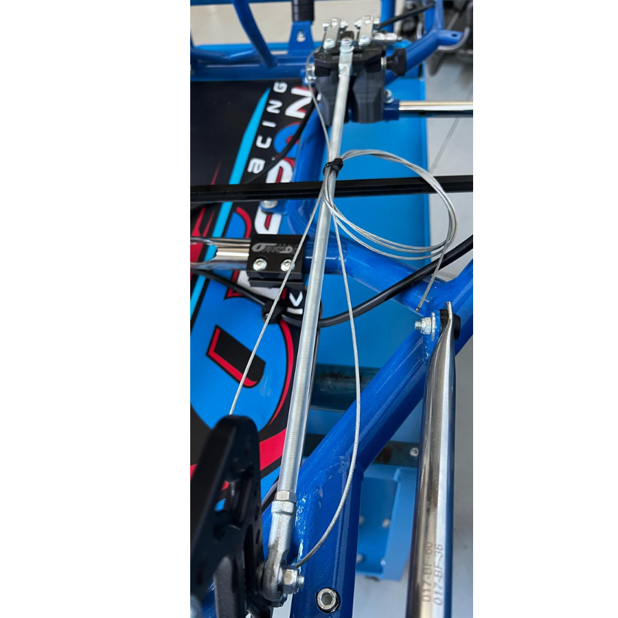 OB135 - COMPLETE KZ BRAKE ROD 430MM