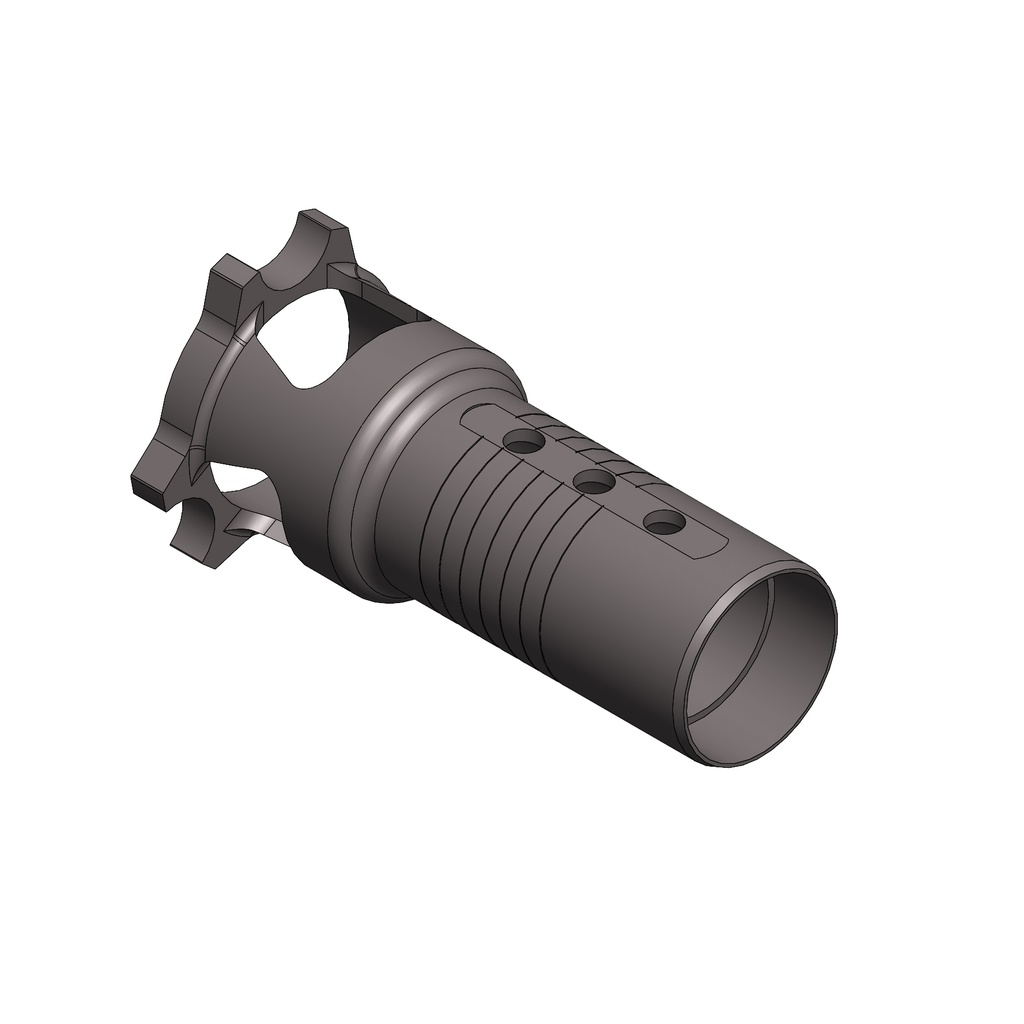 OB048B - COMPLETE 40MM FRONT BELL STEEL FOR 25/25 SPINDLE