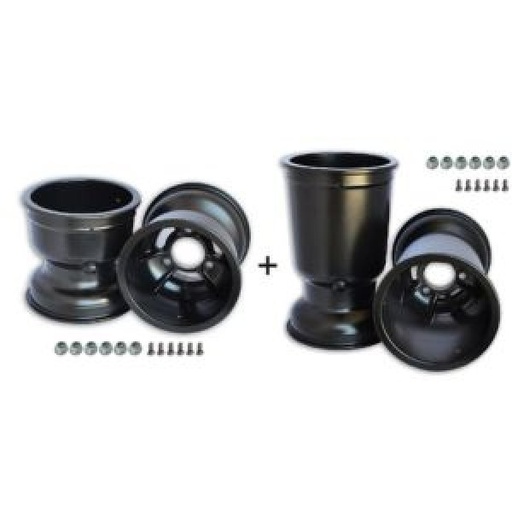 OB299D - SET CERCHI OBERON MAGNESIO NERO 212-132 