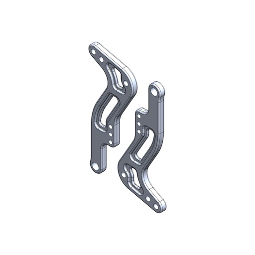 OB059 - BLACK ALUMINIUM PEDAL BODY