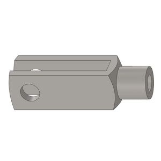 OB139 - FORCELLA M6 CORTA L.24 ACCIAIO PER FRENO